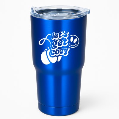 LetS Get Cozy Funny Graphic Tees And Meaningful Gift Tumbler