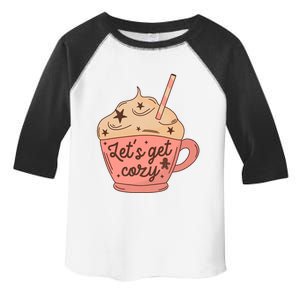 LetS Get Cozy Hot Chocolate Graphic Gift Toddler Fine Jersey T-Shirt