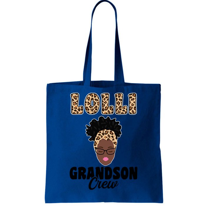 Lolli Grandson Crew Grandma Gift Tote Bag