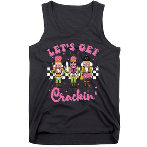 Lets Get Crackin Three Nutcrackers Christmas Tank Top