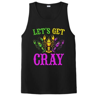 LetS Get Cray Mardi Gras Crawfish PosiCharge Competitor Tank