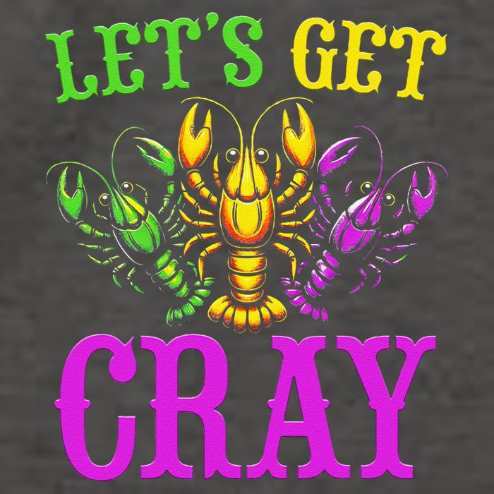 LetS Get Cray Mardi Gras Crawfish Vector Backpack