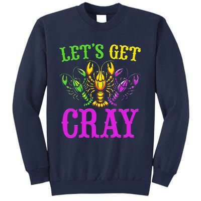 LetS Get Cray Mardi Gras Crawfish Sweatshirt