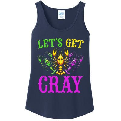 LetS Get Cray Mardi Gras Crawfish Ladies Essential Tank