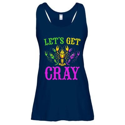 LetS Get Cray Mardi Gras Crawfish Ladies Essential Flowy Tank