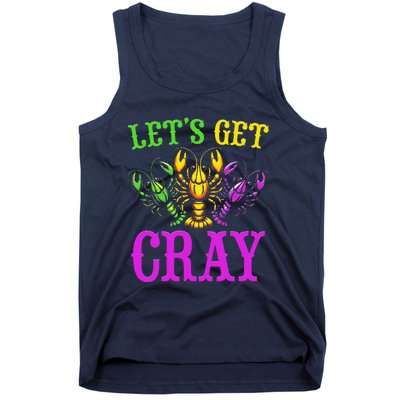 LetS Get Cray Mardi Gras Crawfish Tank Top