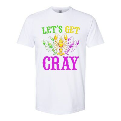 LetS Get Cray Mardi Gras Crawfish Softstyle CVC T-Shirt