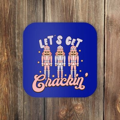 LetS Get Cracking Christmas Nutcracker Ballet Festive Gift Coaster