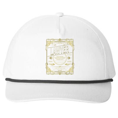 Lawyer Gift Cool Gift Snapback Five-Panel Rope Hat