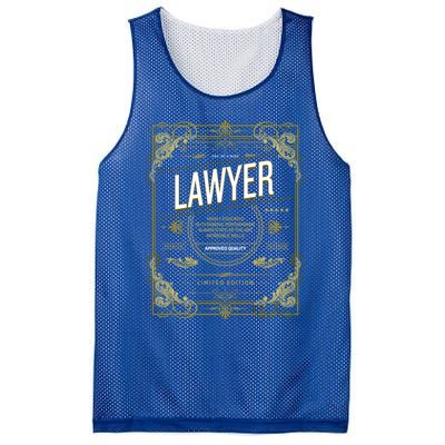 Lawyer Gift Cool Gift Mesh Reversible Basketball Jersey Tank