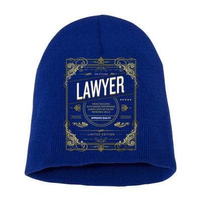 Lawyer Gift Cool Gift Short Acrylic Beanie