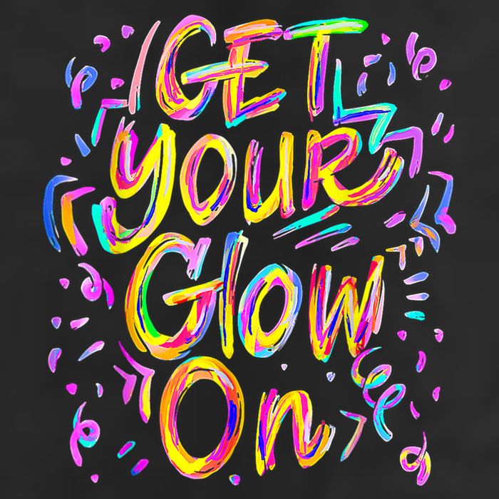 Let's Glow Crazy Glow Party 80s Retro Costume Party Lover 15oz Campfire Ceramic Mug