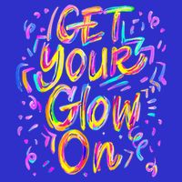 Let's Glow Crazy Glow Party 80s Retro Costume Party Lover Toddler T-Shirt
