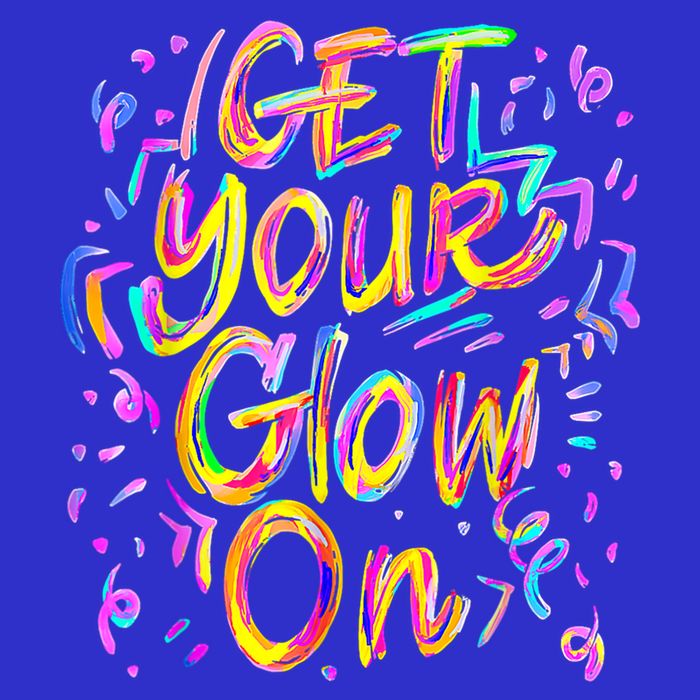 Let's Glow Crazy Glow Party 80s Retro Costume Party Lover Toddler T-Shirt