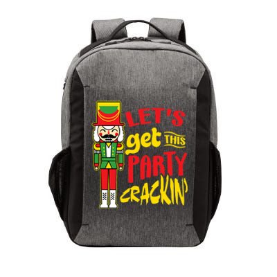 Let's Get Crackin' Funny Nutcracker Christmas Gifts Vector Backpack