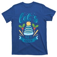 Lets Get Cozy Christmas Santa Holiday Xmas Gift T-Shirt