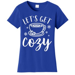 LetS Get Cozy Coffee Merry Christmas Winter Holiday Season Gift Women's T-Shirt