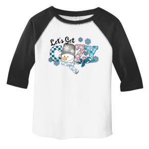 LetS Get Cozy Winter Christmas Snow Gift Toddler Fine Jersey T-Shirt