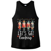 Lets Get Cracking Christmas Nutcracker Ballet Ladies PosiCharge Tri-Blend Wicking Tank