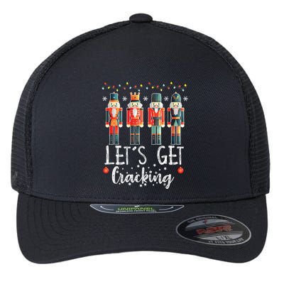 Lets Get Cracking Christmas Nutcracker Ballet Flexfit Unipanel Trucker Cap