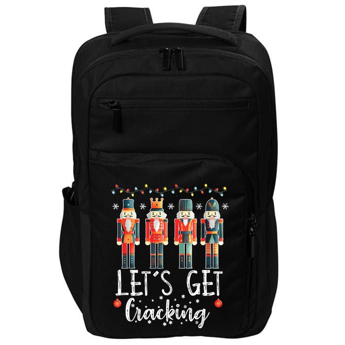 Lets Get Cracking Christmas Nutcracker Ballet Impact Tech Backpack