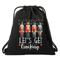 Lets Get Cracking Christmas Nutcracker Ballet Drawstring Bag