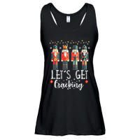 Lets Get Cracking Christmas Nutcracker Ballet Ladies Essential Flowy Tank