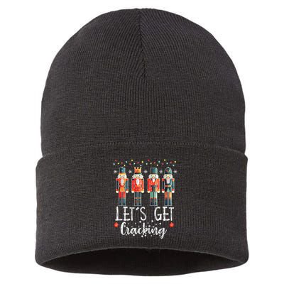 Lets Get Cracking Christmas Nutcracker Ballet Sustainable Knit Beanie