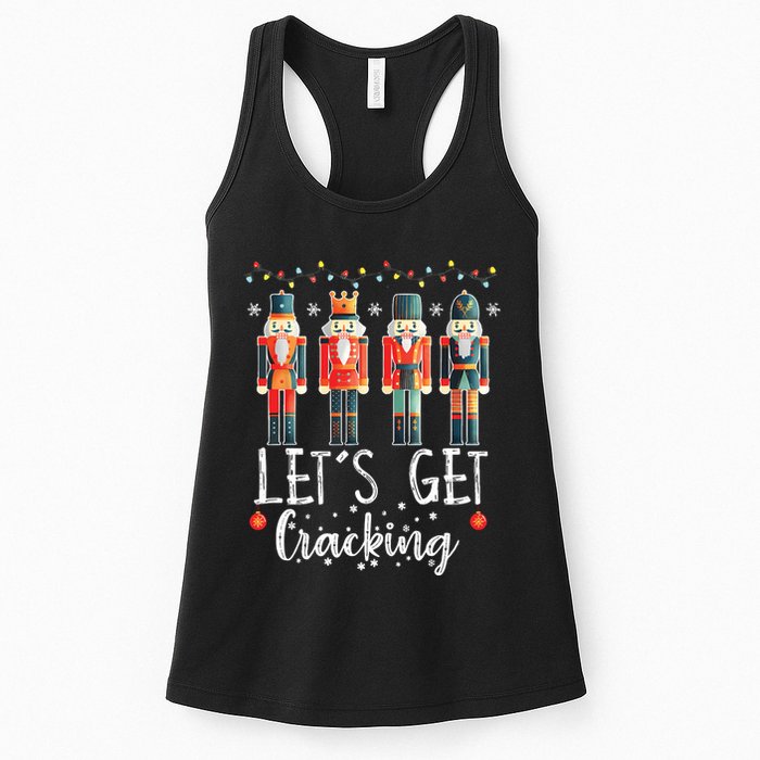 Lets Get Cracking Christmas Nutcracker Ballet Womens Tank Top