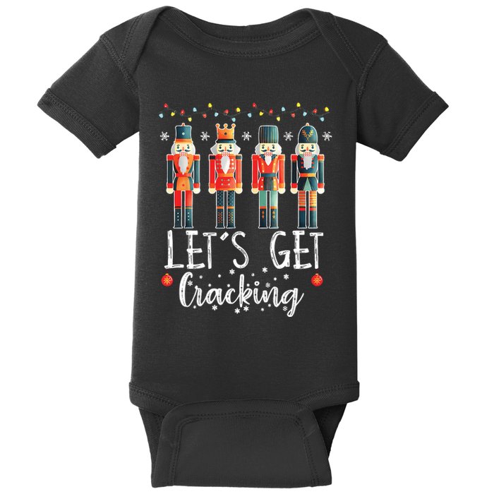 Lets Get Cracking Christmas Nutcracker Ballet Baby Bodysuit