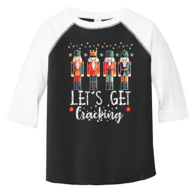 Lets Get Cracking Christmas Nutcracker Ballet Toddler Fine Jersey T-Shirt