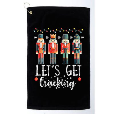 Lets Get Cracking Christmas Nutcracker Ballet Golf Towel