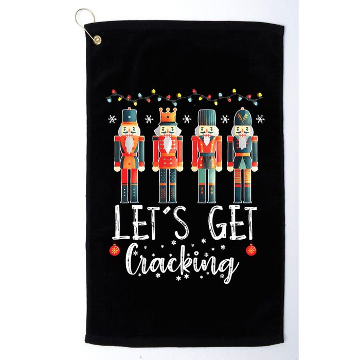 Lets Get Cracking Christmas Nutcracker Ballet Golf Towel