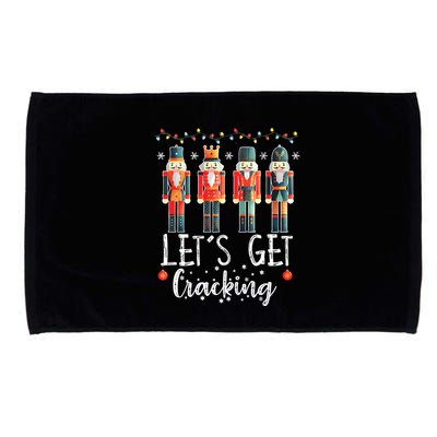 Lets Get Cracking Christmas Nutcracker Ballet Microfiber Hand Towel