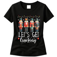 Lets Get Cracking Christmas Nutcracker Ballet Womens T-Shirt