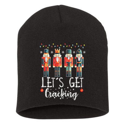 Lets Get Cracking Christmas Nutcracker Ballet Short Acrylic Beanie