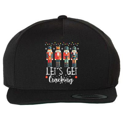 Lets Get Cracking Christmas Nutcracker Ballet Wool Snapback Cap