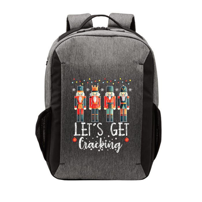 Lets Get Cracking Christmas Nutcracker Ballet Vector Backpack