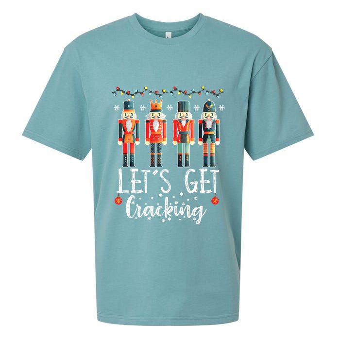 Lets Get Cracking Christmas Nutcracker Ballet Sueded Cloud Jersey T-Shirt