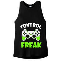 Large Game Console Controller Control Freak Gift Ladies PosiCharge Tri-Blend Wicking Tank
