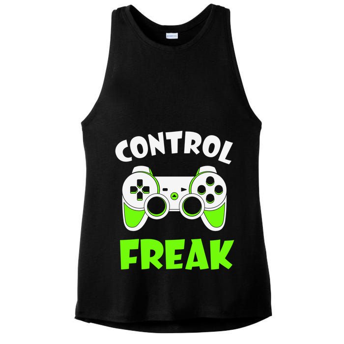 Large Game Console Controller Control Freak Gift Ladies PosiCharge Tri-Blend Wicking Tank