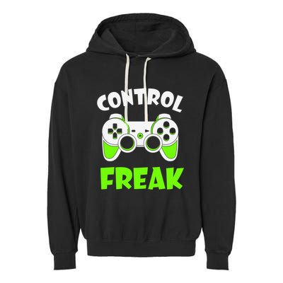 Large Game Console Controller Control Freak Gift Garment-Dyed Fleece Hoodie
