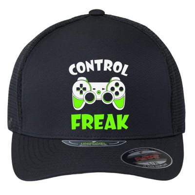 Large Game Console Controller Control Freak Gift Flexfit Unipanel Trucker Cap