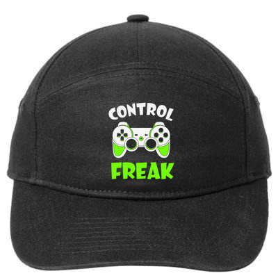 Large Game Console Controller Control Freak Gift 7-Panel Snapback Hat