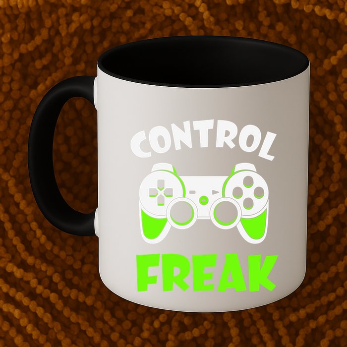 Large Game Console Controller Control Freak Gift Mug
