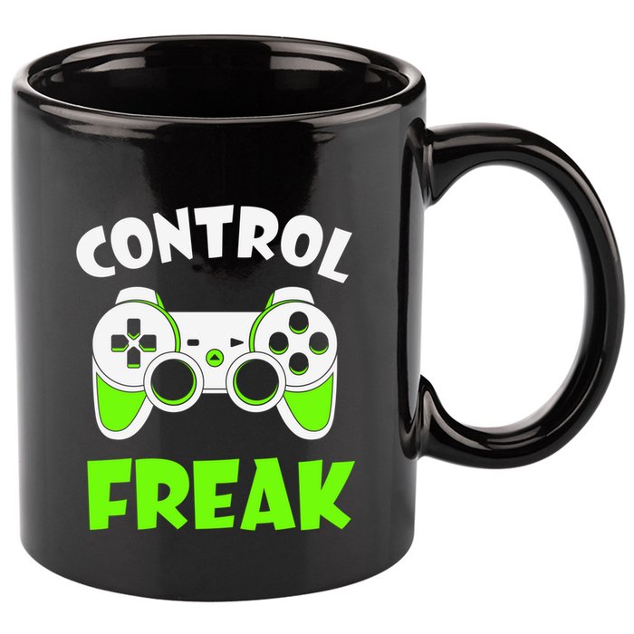 Large Game Console Controller Control Freak Gift 11oz C Handle Ceramic Mug