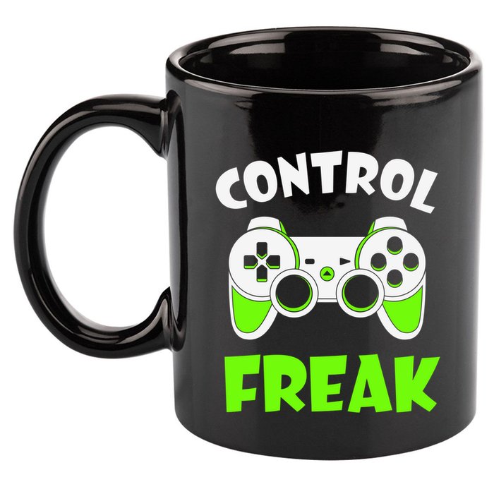 Large Game Console Controller Control Freak Gift 11oz C Handle Ceramic Mug