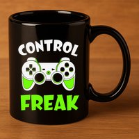 Large Game Console Controller Control Freak Gift 11oz C Handle Ceramic Mug