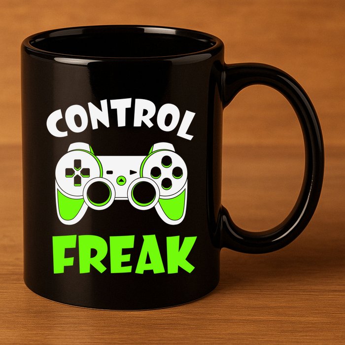 Large Game Console Controller Control Freak Gift 11oz C Handle Ceramic Mug