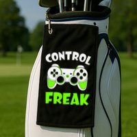 Large Game Console Controller Control Freak Gift Golf Towel